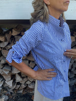 Load image into Gallery viewer, Forget me KNOT striped Top

