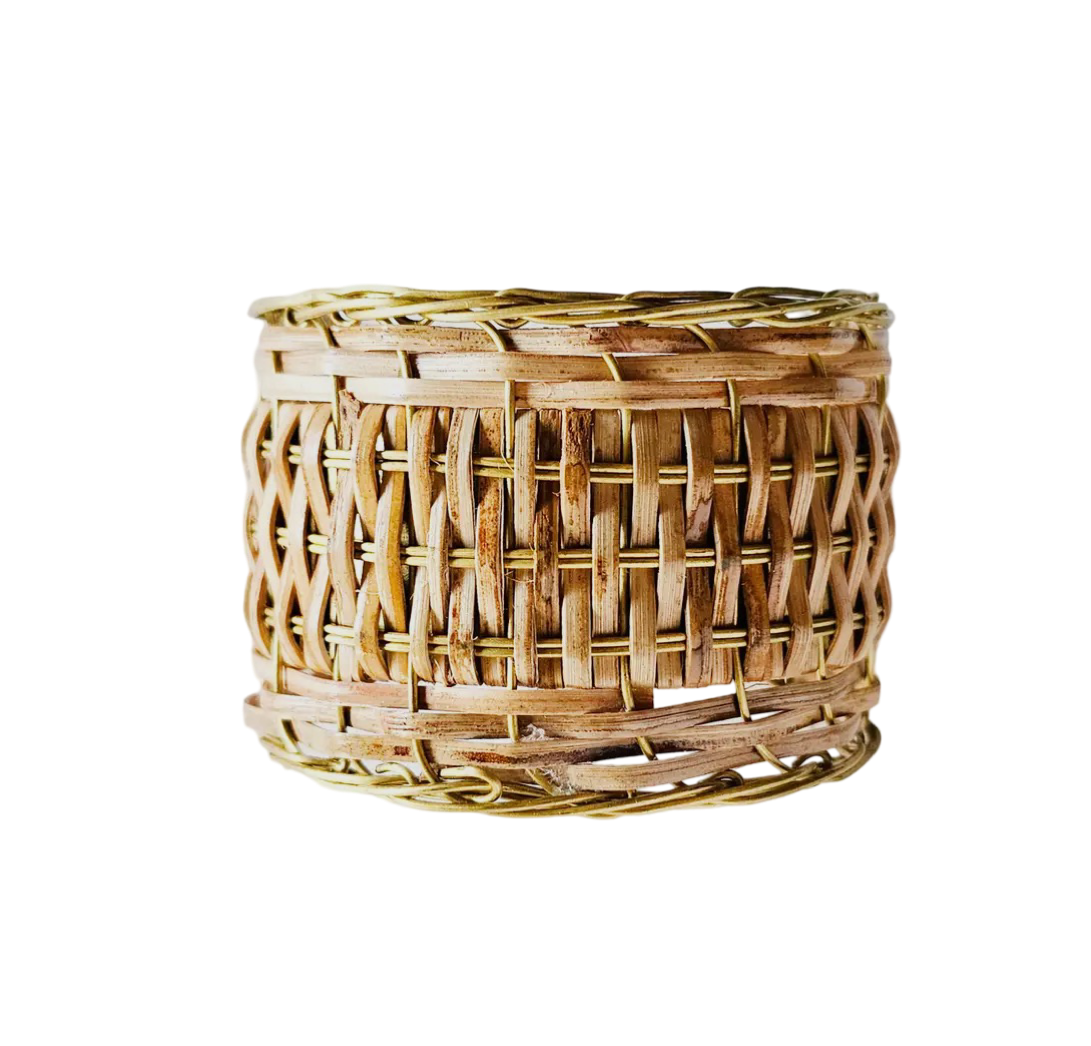 Basket Weave- Rattan cuff