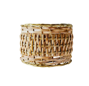 Basket Weave- Rattan cuff