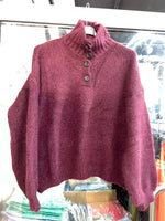 Load image into Gallery viewer, Chunky Henley Sweater

