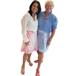 Load image into Gallery viewer, The Capri Mini Skirt/ Top in Stamp fabric
