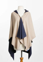 Load image into Gallery viewer, Navy &amp; Camel  Water-Repellent, Reversible RAINRAP
