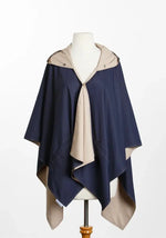 Load image into Gallery viewer, Navy &amp; Camel  Water-Repellent, Reversible RAINRAP
