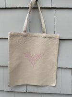 Load image into Gallery viewer, Love Heart Tote Bag
