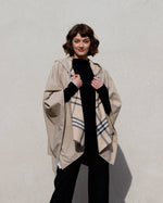 Load image into Gallery viewer, Camel &amp; Plaid Water-repellent, Reversible RAINRAP
