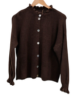 Load image into Gallery viewer, Ruffle Neck Cardigan
