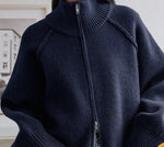 Load image into Gallery viewer, Zip sweater jacket
