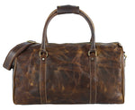 Load image into Gallery viewer, Large Duffel Luggage leather Travel Bag Duffel bag Gym Bag Airplane cabin Approved Carry On Overnight Leather Weekender Mens Duffle Bag For Men and Women 20 inch
