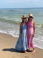 Load image into Gallery viewer, Capri Poppy Maxi Skirt/ Dress/ Cover Up
