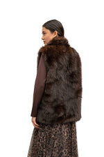 Load image into Gallery viewer, Sleeveless Faux Fur Vest
