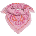 Load image into Gallery viewer, Cashmere bandana Paisley-cs Big in pink
