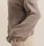 Load image into Gallery viewer, Ruffle Neck Cardigan
