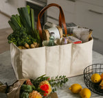 Load image into Gallery viewer, Large Canvas Grocery/ Beach Tote
