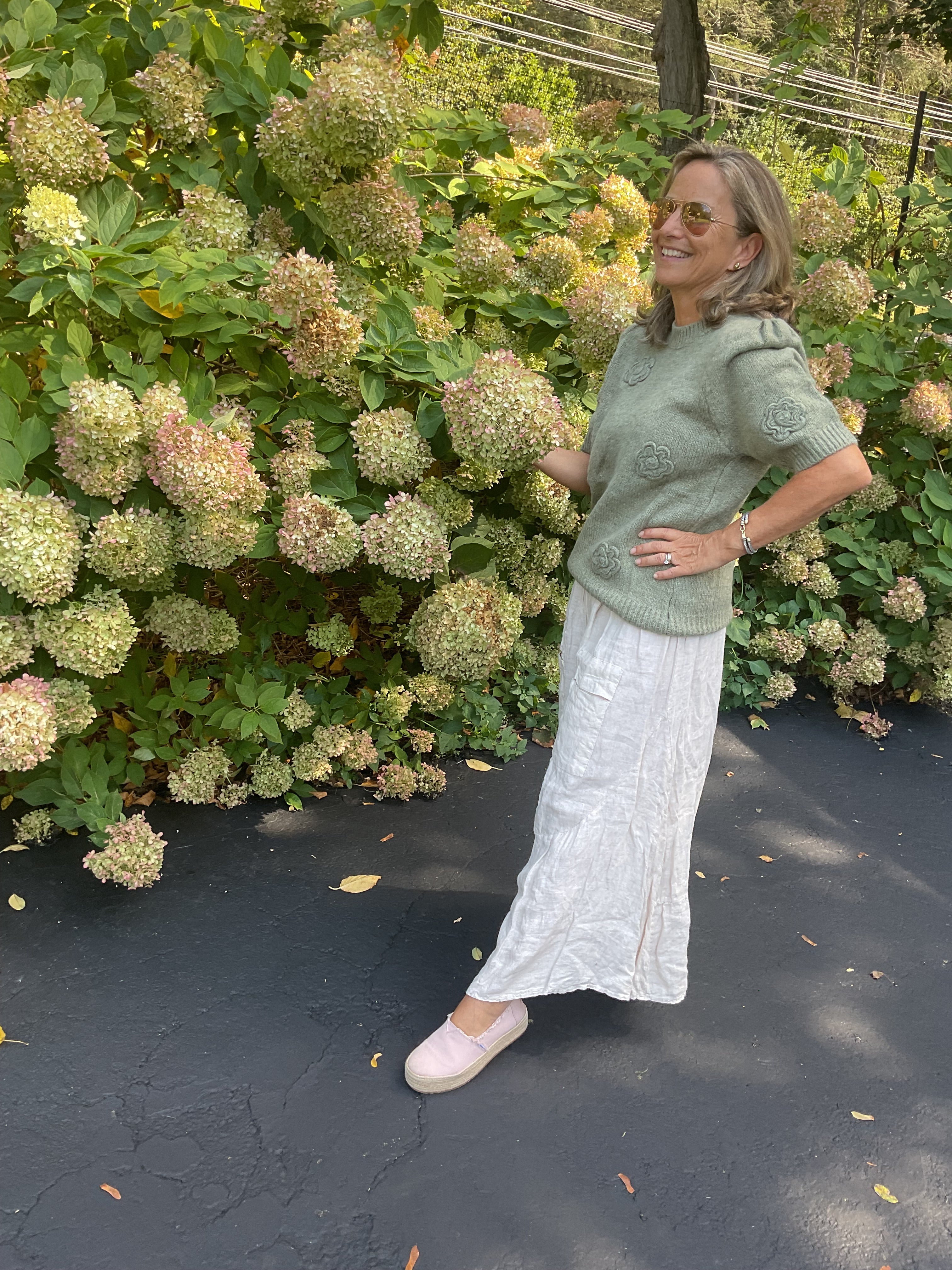 Short Sleeve Flower