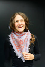 Load image into Gallery viewer, Cashmere Bandana Ornament in Lavender

