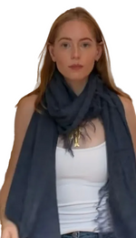 Load image into Gallery viewer, Alpaca Fringe Hand Knit Scarf
