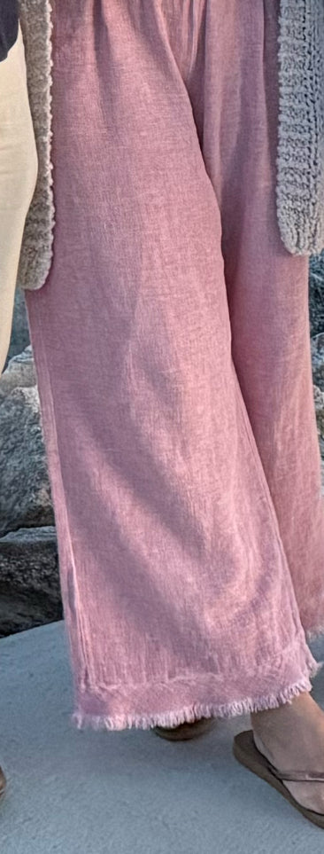 Prado Trousers with frayed edge
