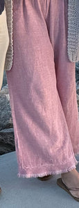 Prado Trousers with frayed edge