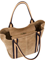 Load image into Gallery viewer, Suede Leather Tote Bag
