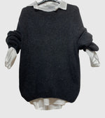 Load image into Gallery viewer, Wool Summer sweater with integrated shirt
