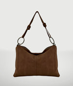 Load image into Gallery viewer, Ring suede purse
