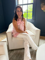 Load image into Gallery viewer, The Capri Mini Skirt/ Top in Stamp fabric
