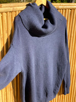 Load image into Gallery viewer, Cowl neck Knitted Sweater
