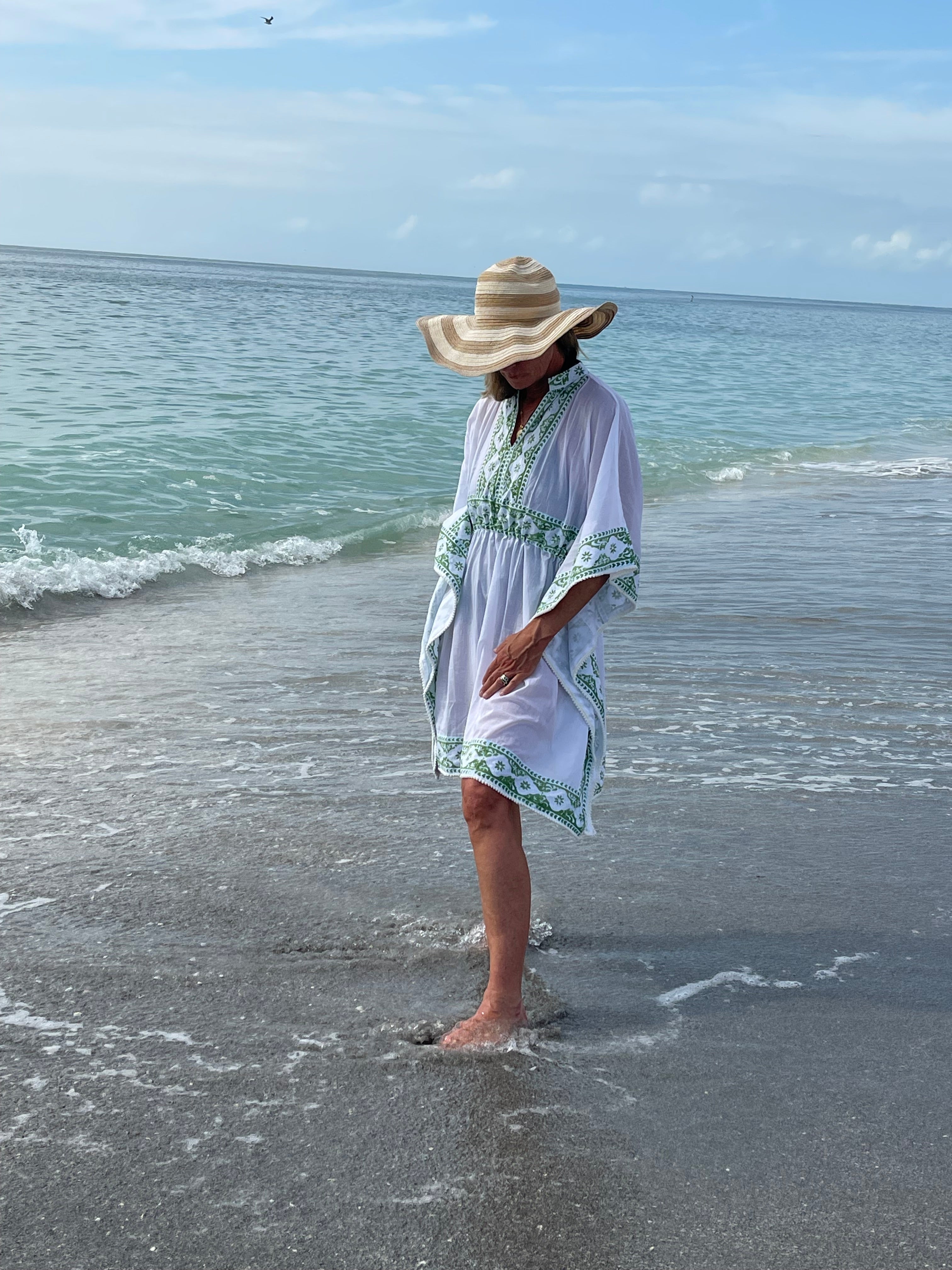 The Sanibel Short Kaftan