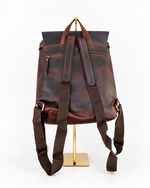 Load image into Gallery viewer, Buff Leather Laptop Backpack | Minimal Vintage Work Bag
