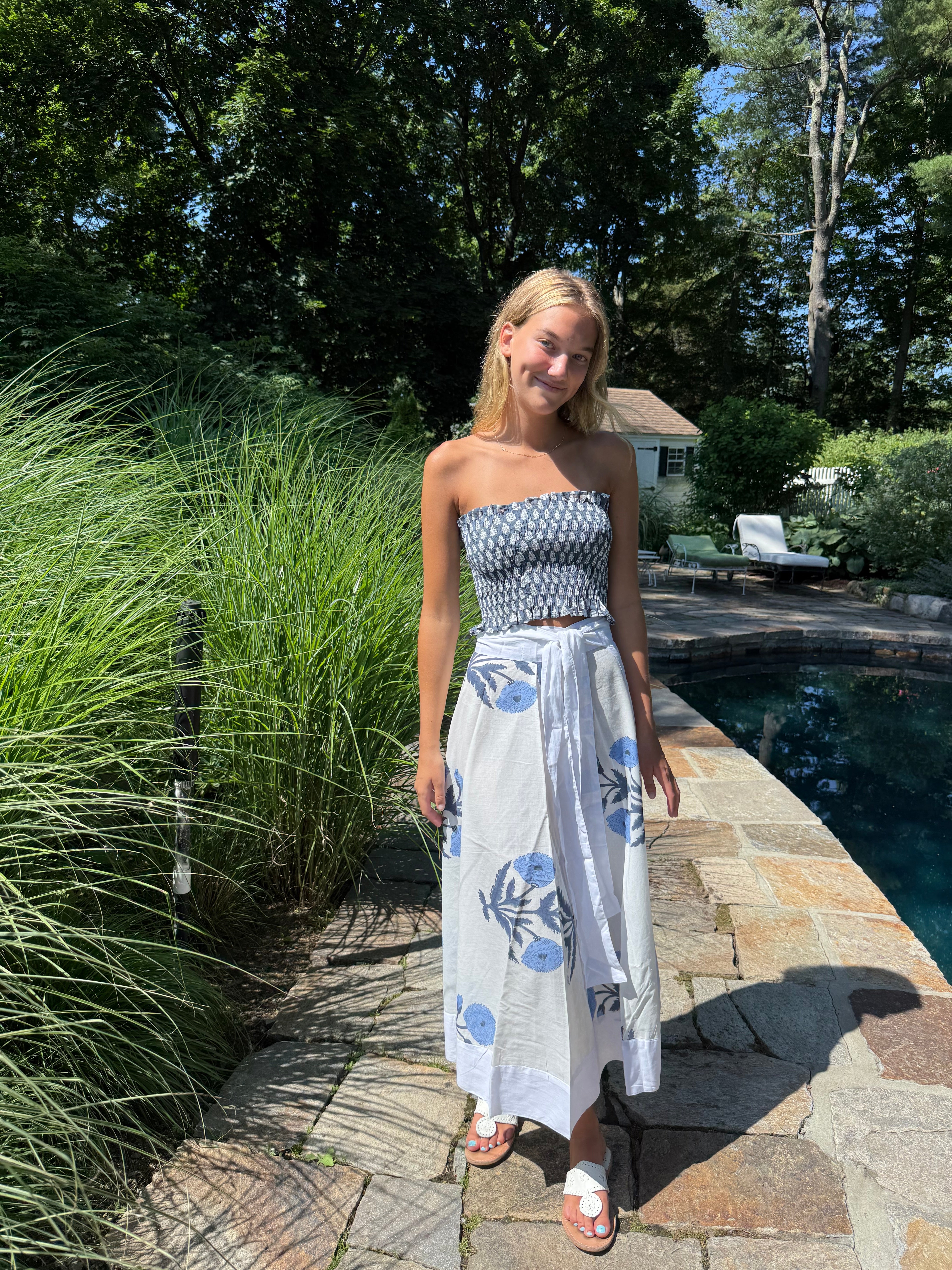 The Capri Poppy Dress/ Skirt/ Cover Up