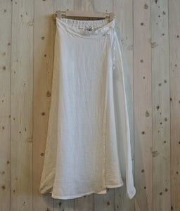 Linen Wrap Skirt