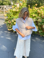 Load image into Gallery viewer, Corduroy Short Puffy Vest
