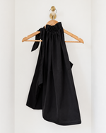 Load image into Gallery viewer, Satin Elisabeth top with bow at the collar
