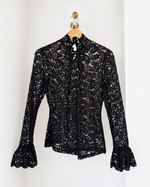 Load image into Gallery viewer, Carol high-neck lace blouse
