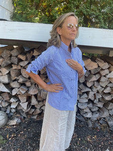 Forget me KNOT striped Top