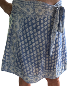 The Capri Mini Skirt/ Top in Stamp fabric