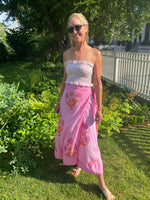 Load image into Gallery viewer, Capri Poppy Maxi Skirt/ Dress/ Cover Up

