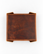 Load image into Gallery viewer, Tuzech Leather Catchall Change Keys Coins Jewels Box Tray Big Storage Handmade best for gift
