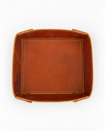 Load image into Gallery viewer, Tuzech Leather Catchall Change Keys Coins Jewels Box Tray Big Storage Handmade best for gift
