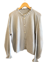 Load image into Gallery viewer, Ruffle Neck Cardigan
