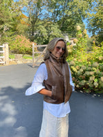 Load image into Gallery viewer, Faux Leather Vest
