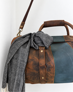 Load image into Gallery viewer, Vintage Leather Duffle Luggage Bag For Men and Women
