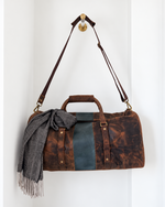 Load image into Gallery viewer, Vintage Leather Duffle Luggage Bag For Men and Women
