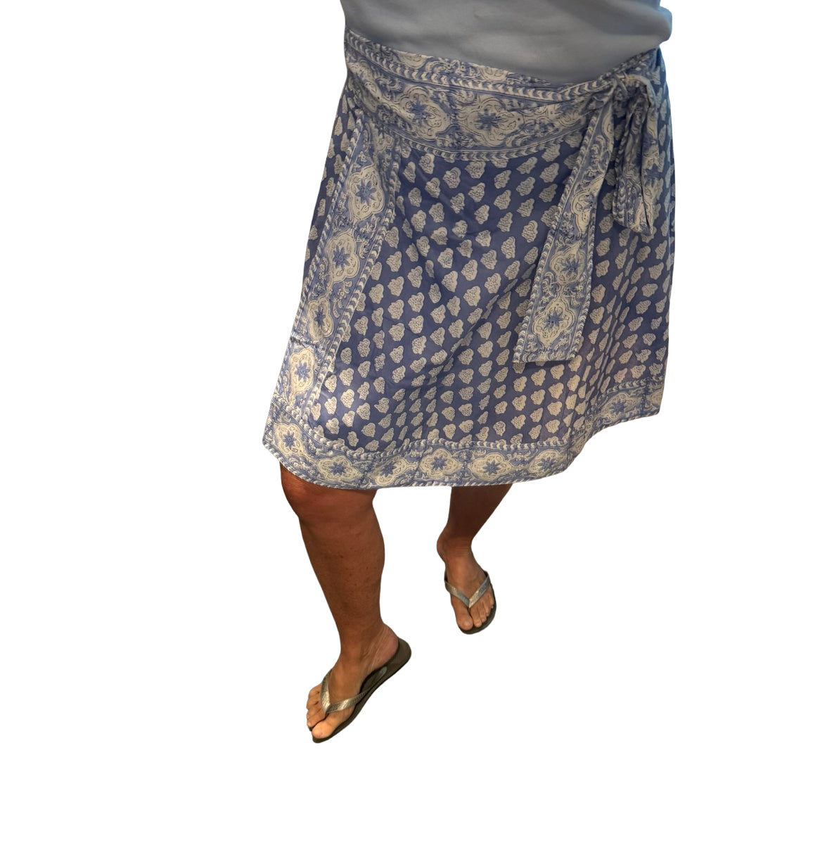 The Capri Mini Skirt/ Top in Stamp fabric