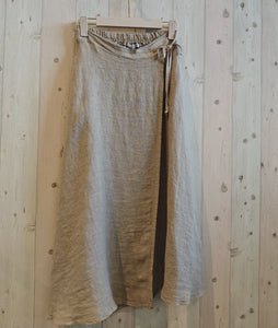 Linen Wrap Skirt