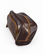 Load image into Gallery viewer, TUZECH Handmade Buffalo Genuine Leather Toiletry Bag Dopp Kit Shaving And Grooming Kit For Travel - Gift For Men Women - Hanging Zippered Makeup Bathroom Cosmetic Pouch
