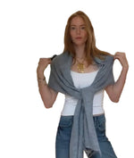 Load image into Gallery viewer, Alpaca Fringe Hand Knit Scarf
