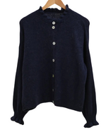 Load image into Gallery viewer, Ruffle Neck Cardigan
