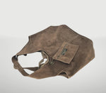 Load image into Gallery viewer, Suede Leather Hobo Bag
