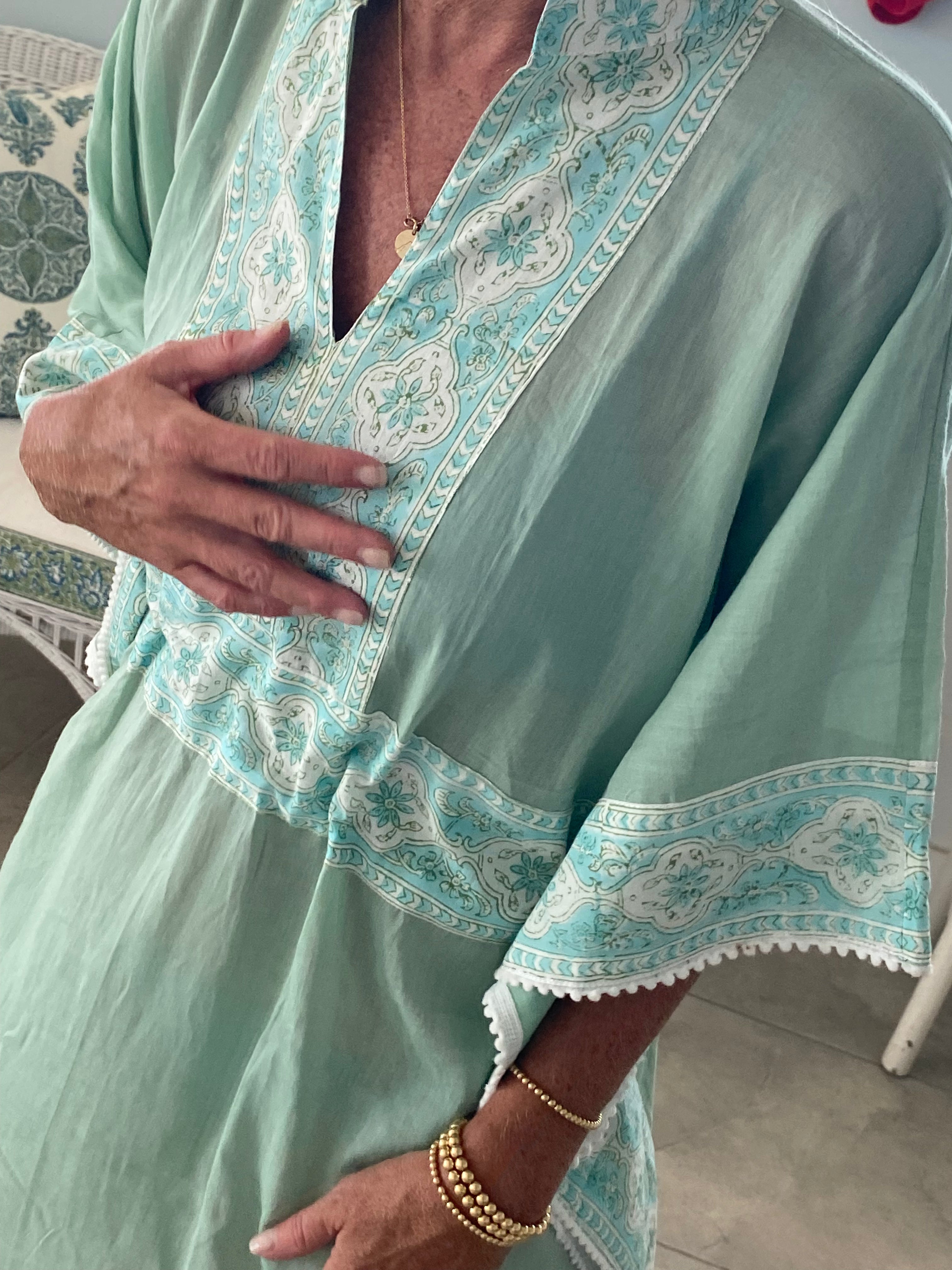 The Sanibel Short Kaftan